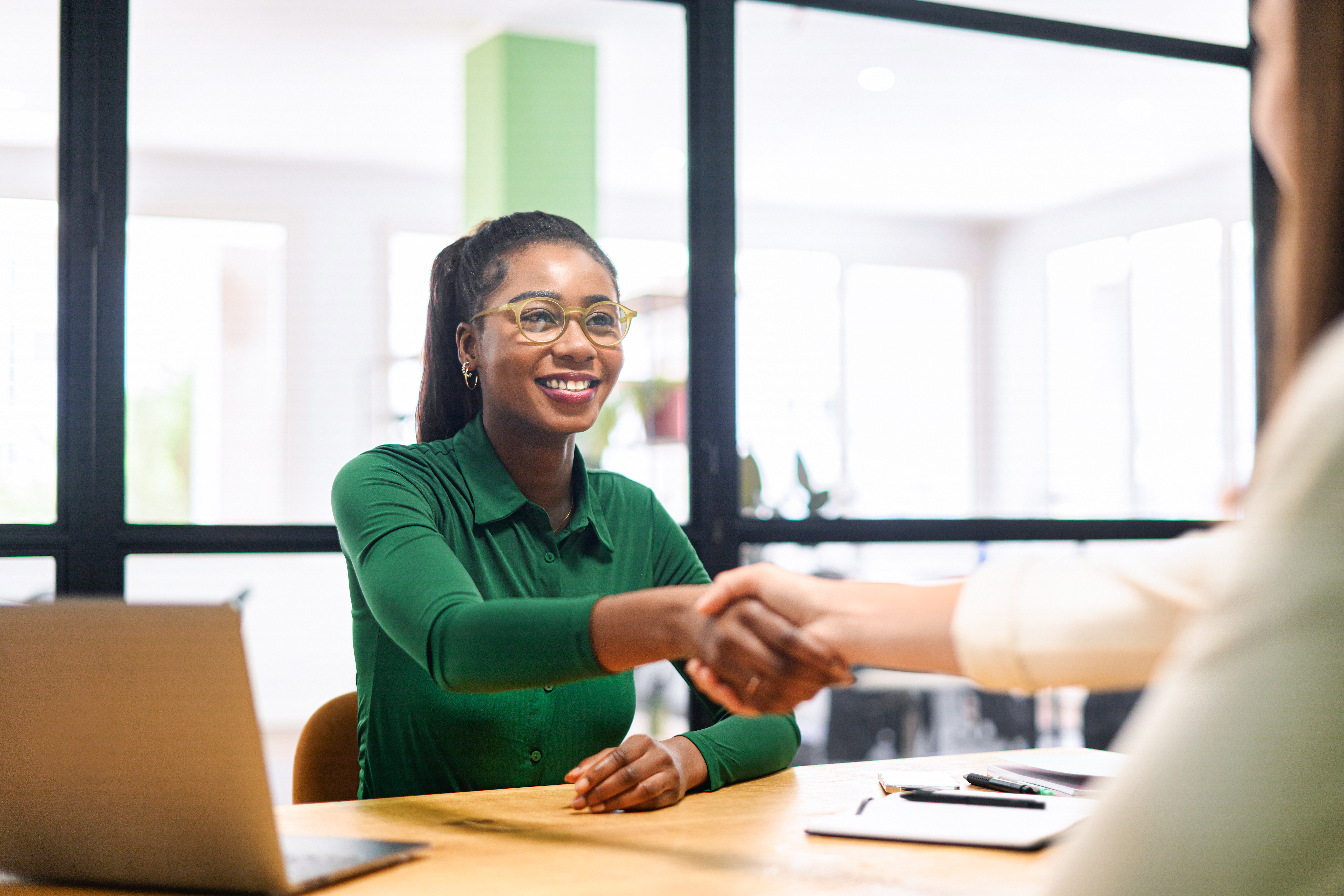 Teamwork, partnerships and hiring concept